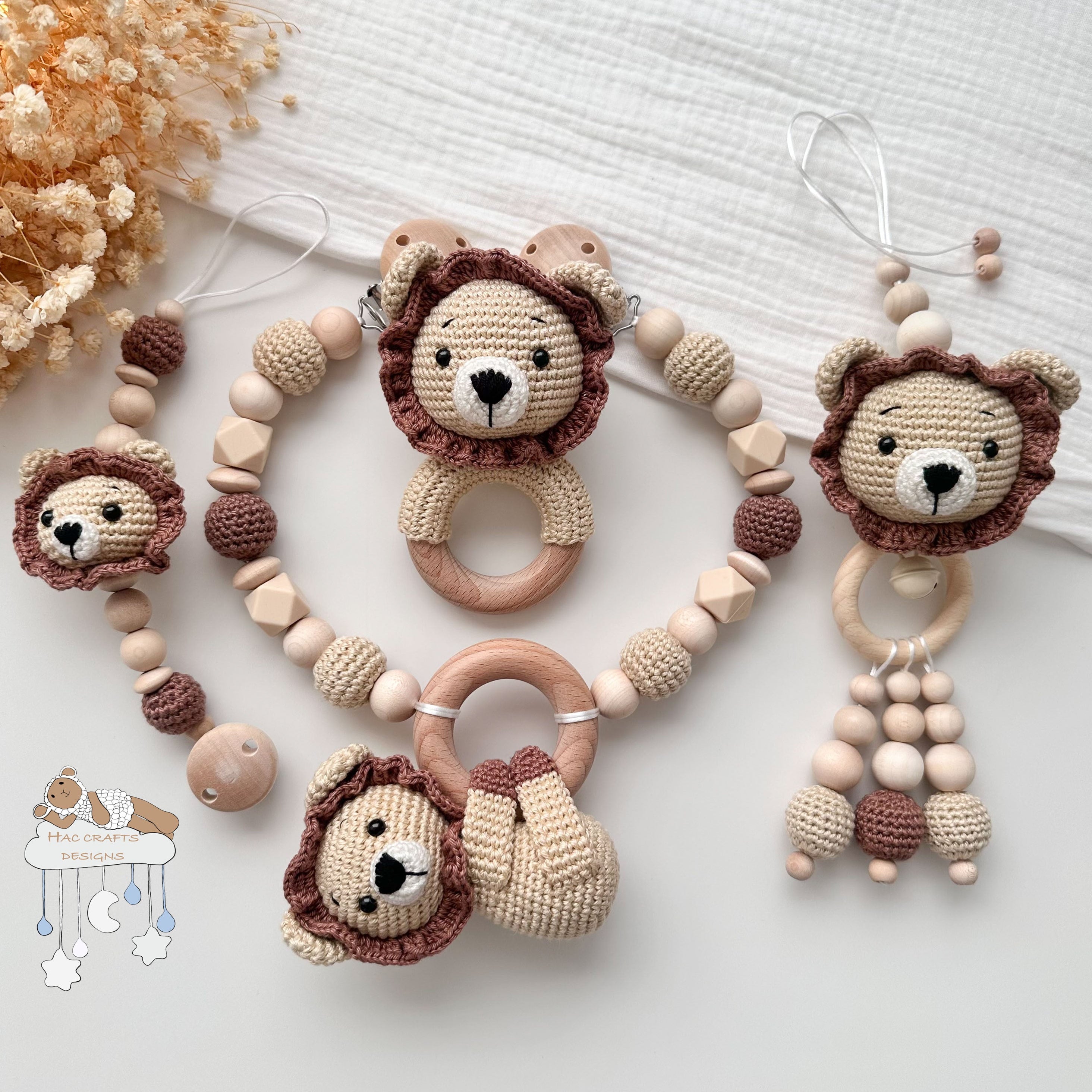 Löwe Newborn Set | Sand & Braun