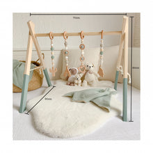 Lade das Bild in den Galerie-Viewer, Babygym mit Holzanhängern