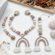 Lade das Bild in den Galerie-Viewer, Makramee Regenbogen Sparset | Taupe und Creme