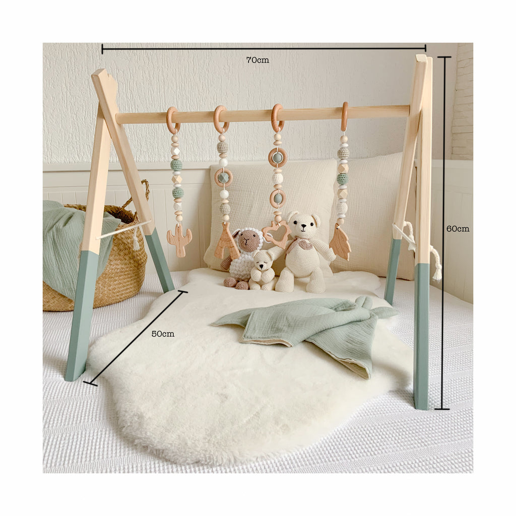 Babygym with Pendant Set in Mint