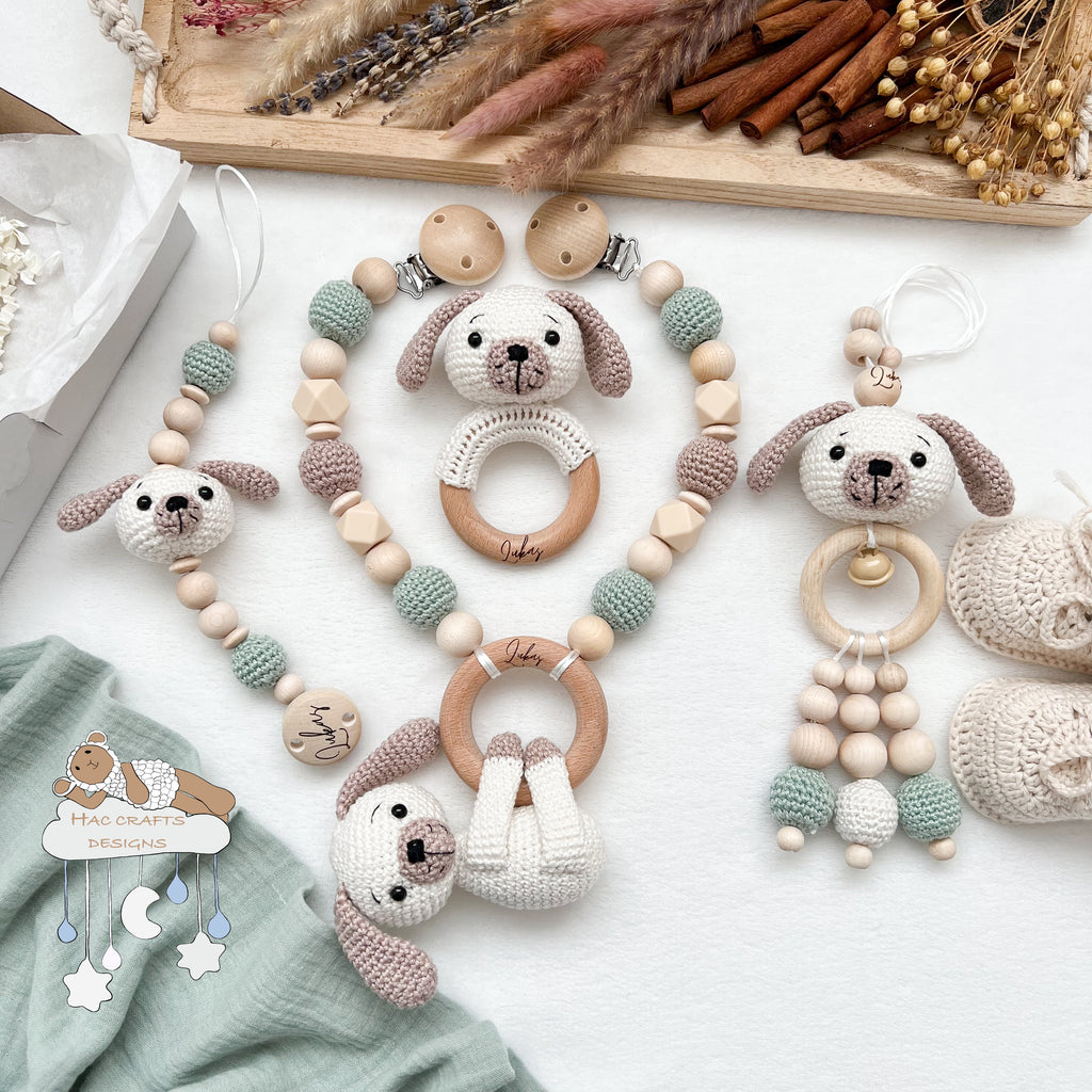 Hund Newborn Set | Mint