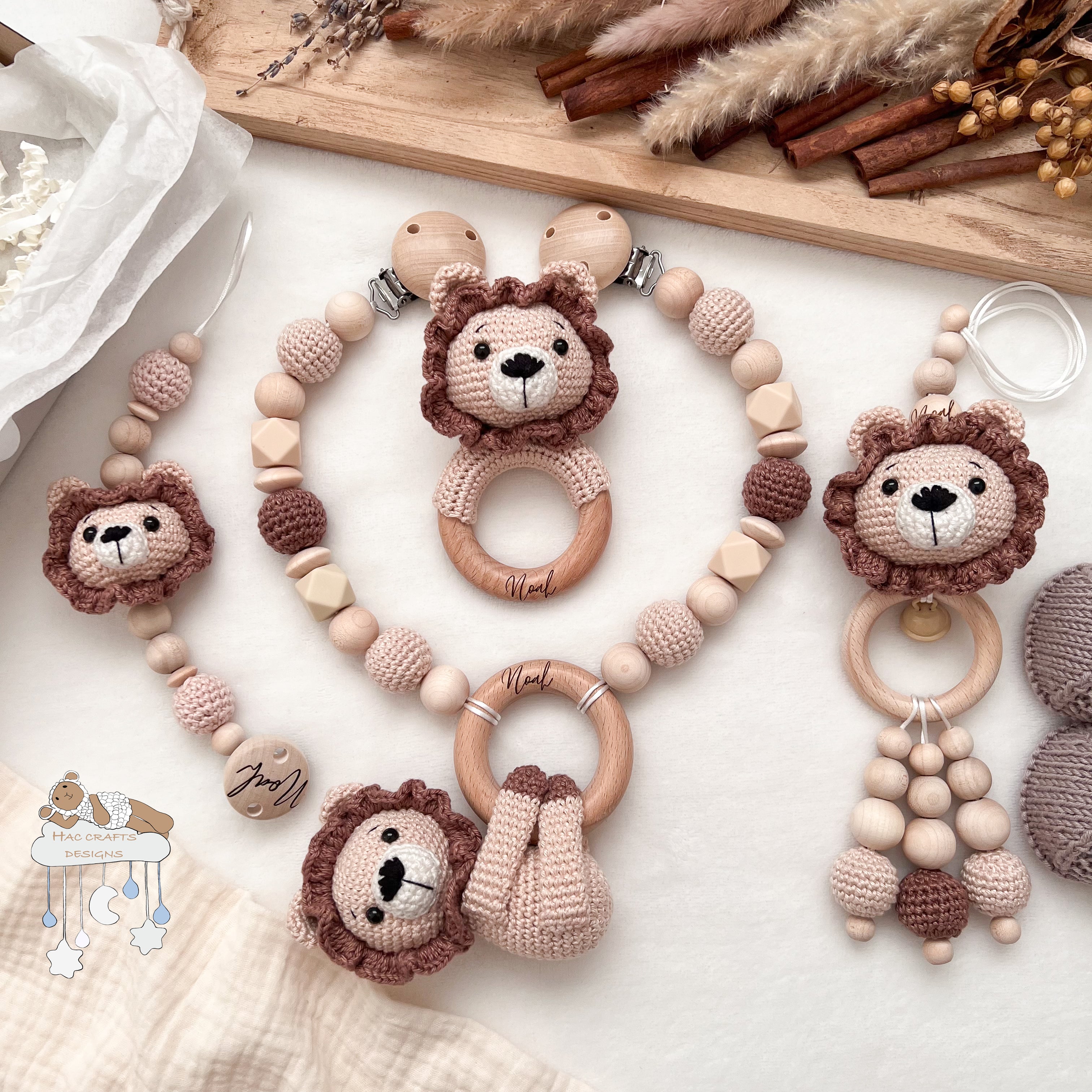 Löwe Newborn Set | Nude